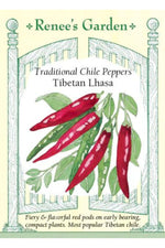 Renee's Garden Traditional Chile Pepers Tibetan Lhasa Seeds