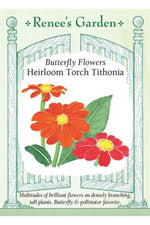 Renee's Garden Butterfly Flowers Heirloom Torch Tithonia Seeds