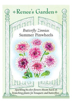 Renee's Garden Butterfly Zinnias Summer Pinwheels Seeds