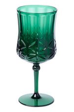 Sophistiplate Classic Stemmed Wine Glass 16 oz Green