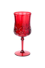 Sophistiplate Classic Stemmed Wine Glass 16 oz Red