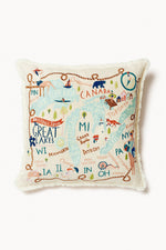 Spartina Great Lakes Embroidered Pillow