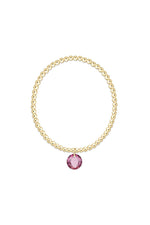 enewton Classic Gold 3mm Bracelet with Reflection Charm 10