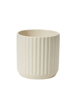 Beam Pot 7"x6.75" Off White