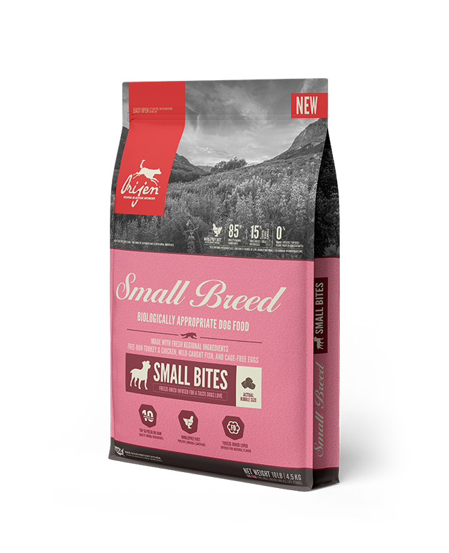 Orijen Dry Dog Food Small Breed Formula 4 lb – Chalet