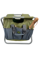 Tool Stool Foldable Grey & Green