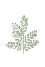 Faux Honey Locust Glitter Spray 22" Sage