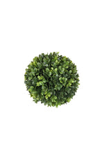 Faux UV Southern Boxwood Ball 7" Green