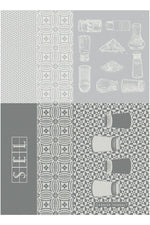 Garnier-Thiebaut Salieres Blanc Kitchen Towel