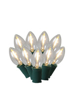 Classic Light Set C7 25 Lights Transparent Warm White