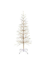 Double Birch Tree 4' Champagne Twinkle Lights
