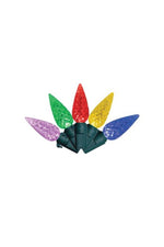 Faceted Vibrant Light Set C6 100 Lights Multi
