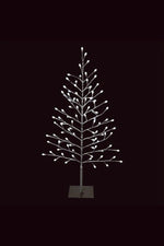 Flat Stick Tree 4' Brown/Pure White Twinkle