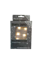 Micro Lights Battery Operated 40 Lights Warm White Twinkle