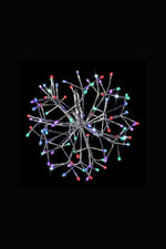 Shimmering Sphere 16" Silver/Multi Twinkle