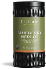 Tea Forte Loose Leaf Tea Canister Blueberry Merlot