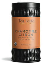 Tea Forte Loose Leaf Tea Canister Chamomile Citron
