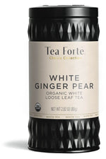 Tea Forte Loose Leaf Tea Canister White Ginger Pear