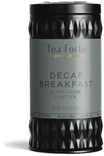 Tea Forte Loose Leaf Tea Canister Decaf Breakfast