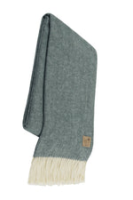 Lands Downunder Italian Herringbone Throw Pine