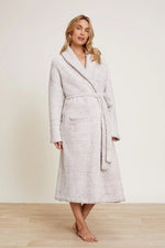 Barefoot Dreams CozyChic Adult Robe Size 2 Heather Stone