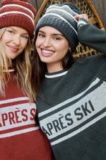 CozyChic Cotton Apres Pullover Dark Moss Cream 02