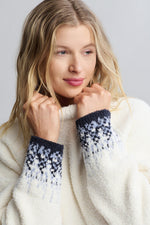 CozyChic Raglan Confetti Pullover Small Pearl Multi