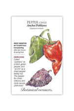Botanical Interests Ancho/Poblano Pepper Seeds