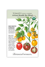 Botanical Interests Artisan Bumble Bee Blend Pole Cherry Tomato Organic Seeds