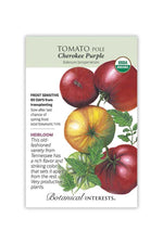 Botanical Interests Cherokee Purple Pole Tomato Organic Seeds