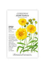 Botanical Interests Double Sunburst Coreopsis Seeds