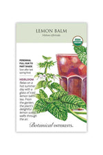 Botanical Interests Lemon Balm Organic Seeds