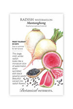 Botanical Interests Mantanghong Watermelon Radish Seeds