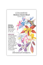 Botanical Interests Mckana Giants Blend Columbine Seeds