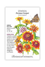 Botanical Interests Persian Carpet Zinnia Seeds