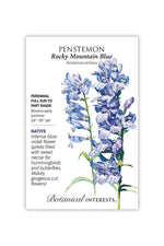 Botanical Interests Rocky Mountian Blue Penstemon Seeds