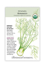 Botanical Interests Romanesco Fennel Organic Seeds