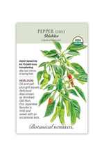 Botanical Interests Shishito Chile Pepper Organic Seeds