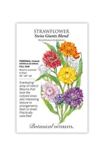 Botanical Interests Swiss Giants Blend Strawflower Seeds