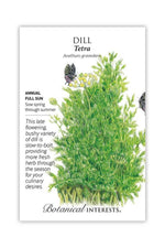 Botanical Interests Tetra Dill Seeds