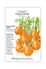 Botanical Interests Tonda di Parigi Carrot Seeds