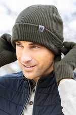 Britt's Knits Craftsman Men's Beanie Olive