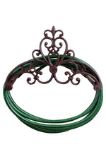 Hose Holder Cast Iron Antique Brown