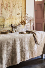 Garnier-Thiebaut Mille Giverny Tablecloth 69"x69" Naturel