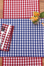 Americana Reversible Plaid Table Runner