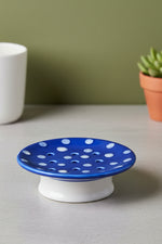 Swedish Dream Mushroom Soap Dish Blue