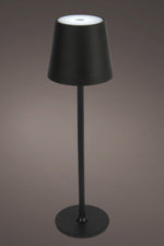 LED Rechargeable Plastic Table Lamp Black/Warm White
