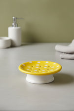 Swedish Dream Mushroom Soap Dish Yellow