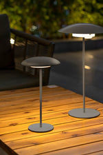 Alfresco Home Sardinia LED Table Lamp 16" Black