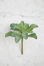 Faux Kalanchoe Plant 7" Green & Gray